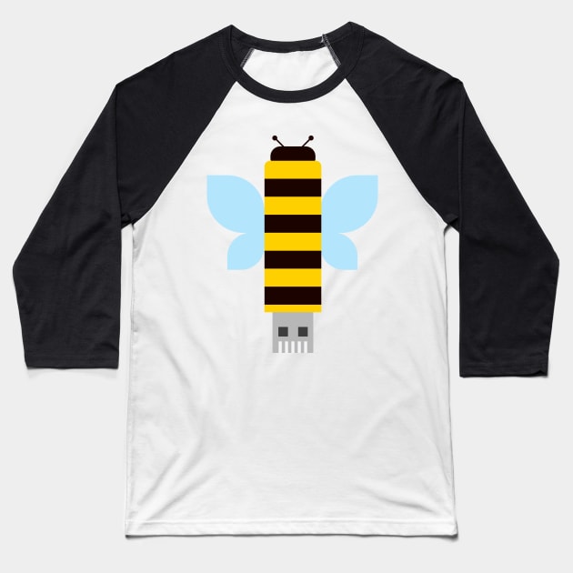 USBee Baseball T-Shirt by n23tees